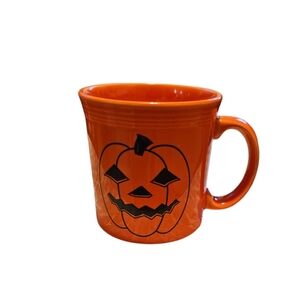New Fiesta Poppy Orange Halloween Java Mug NWOT